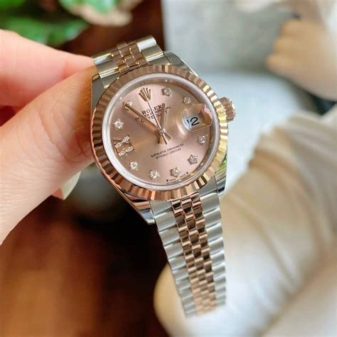 rolex nữ chính hãng|dong rolex everose.